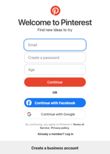 How To Create A Pinterest Account.