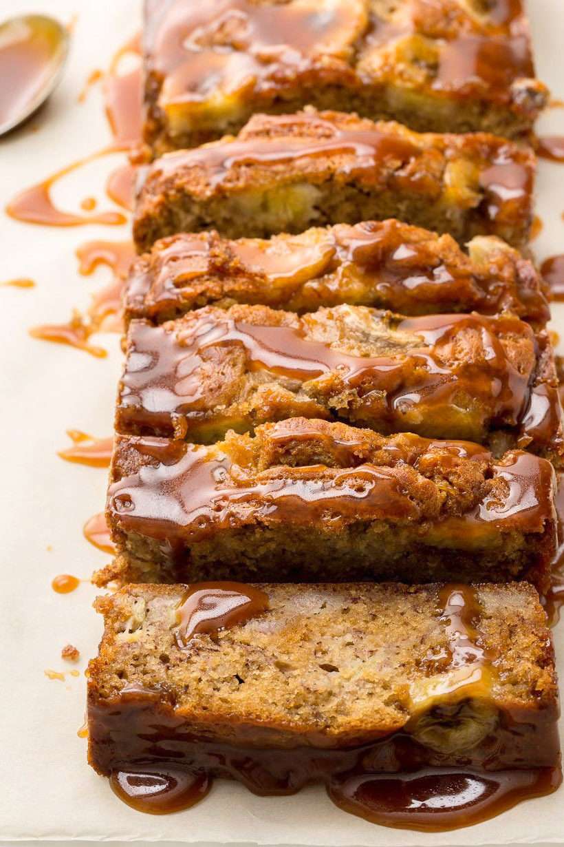 Best Caramel Banana Bread