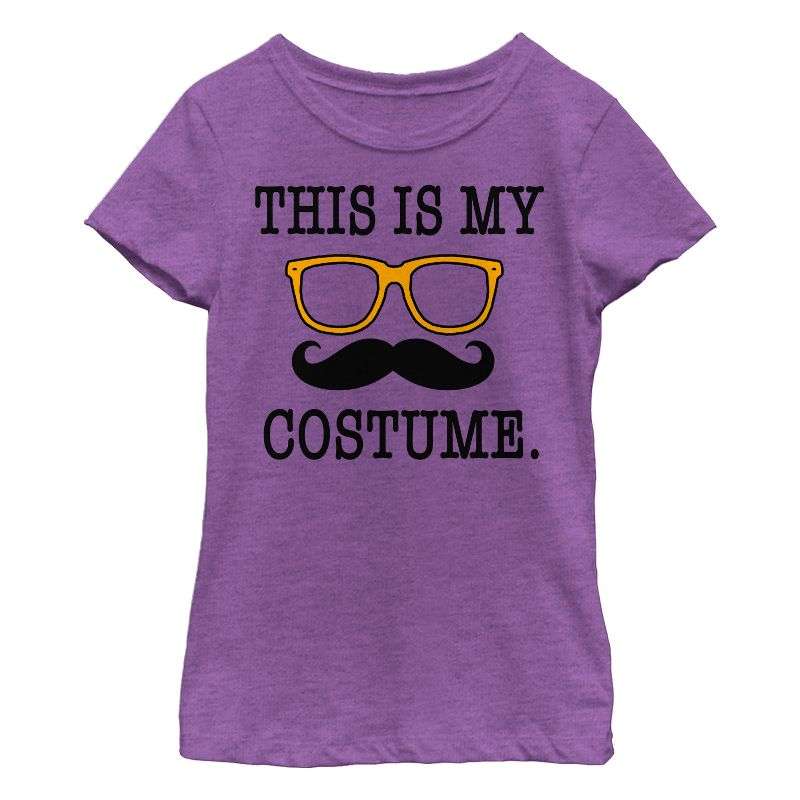 Mustache Halloween Graphic T-Shirt