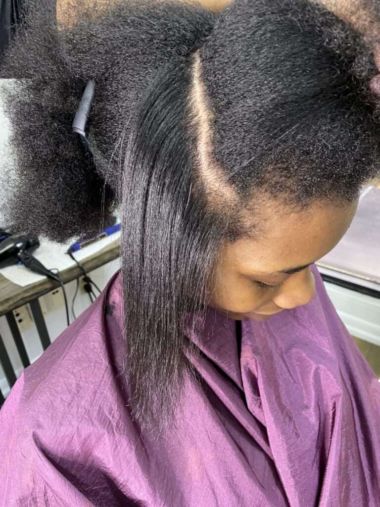 Trimming Natural Hair