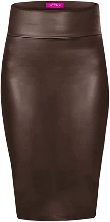 Leather Type Of Pencil Skirts