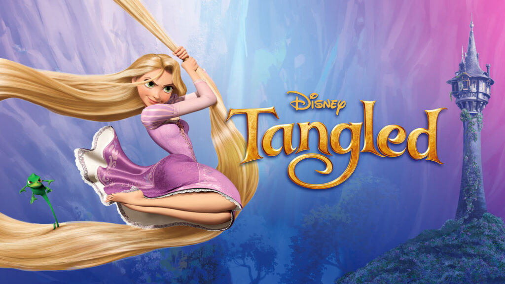 The Best Hair Movies On TV, Disney Tangled