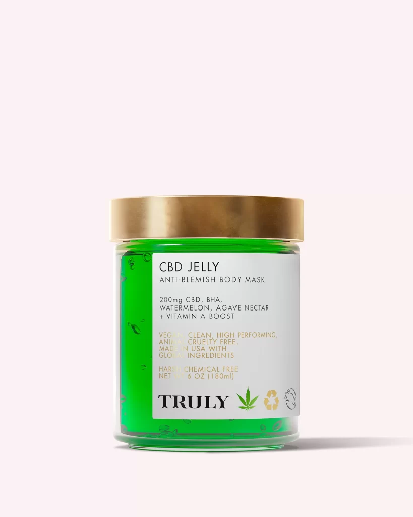 Truly CBD Jelly Anti blemish body mask