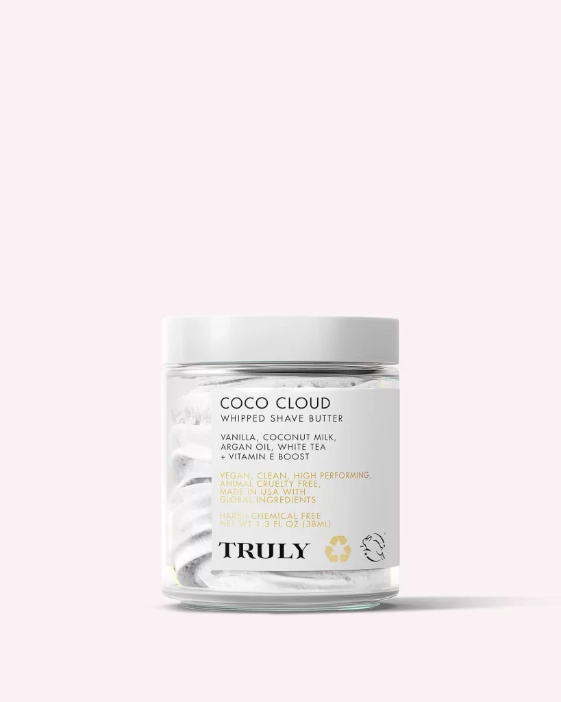 Truly Coco cloud whipped luxury shave butter