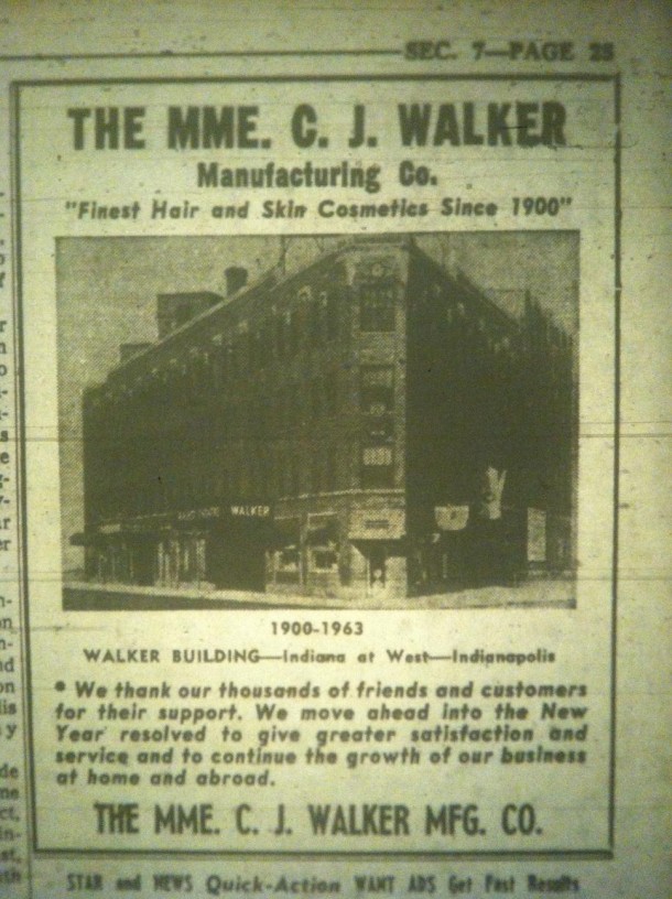 The MME C.J Walker Manufacturing original building