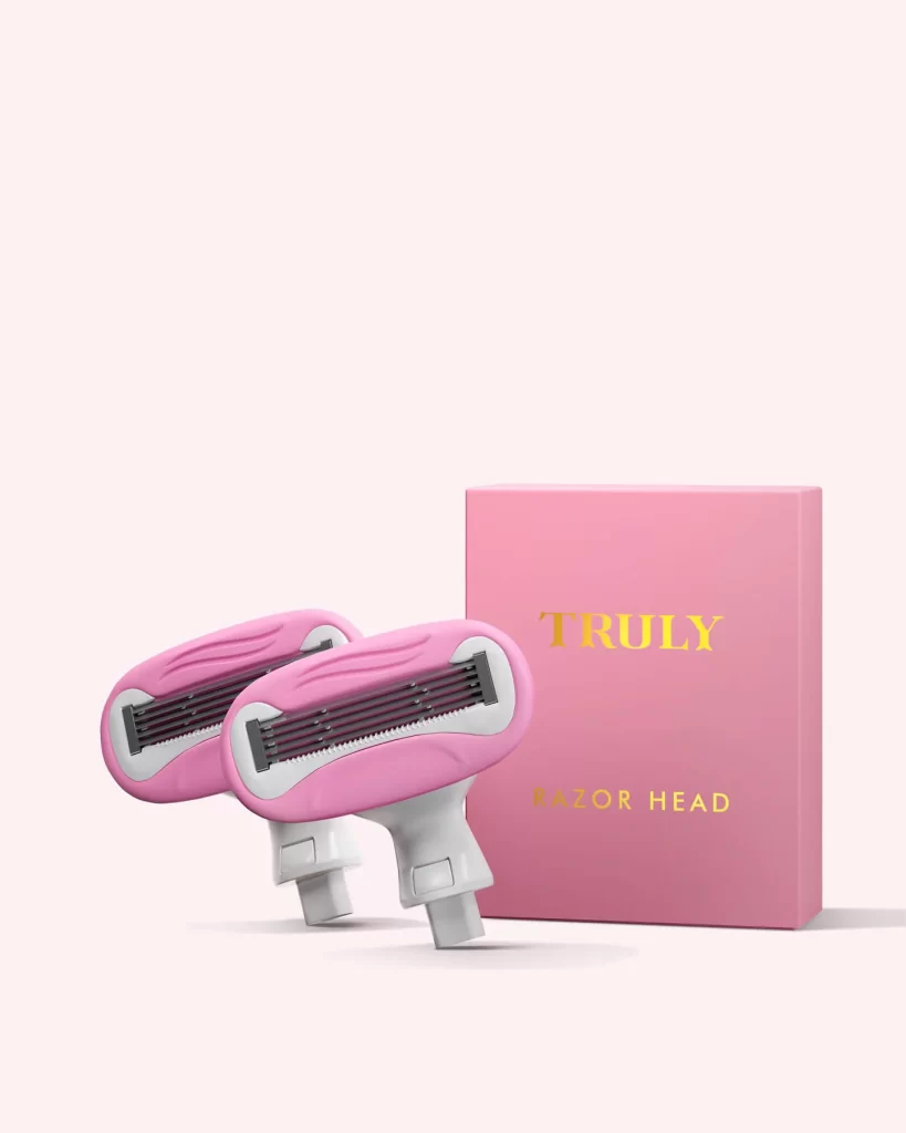 Truly Coco Cloud Shave Kit, magnetic razor heads