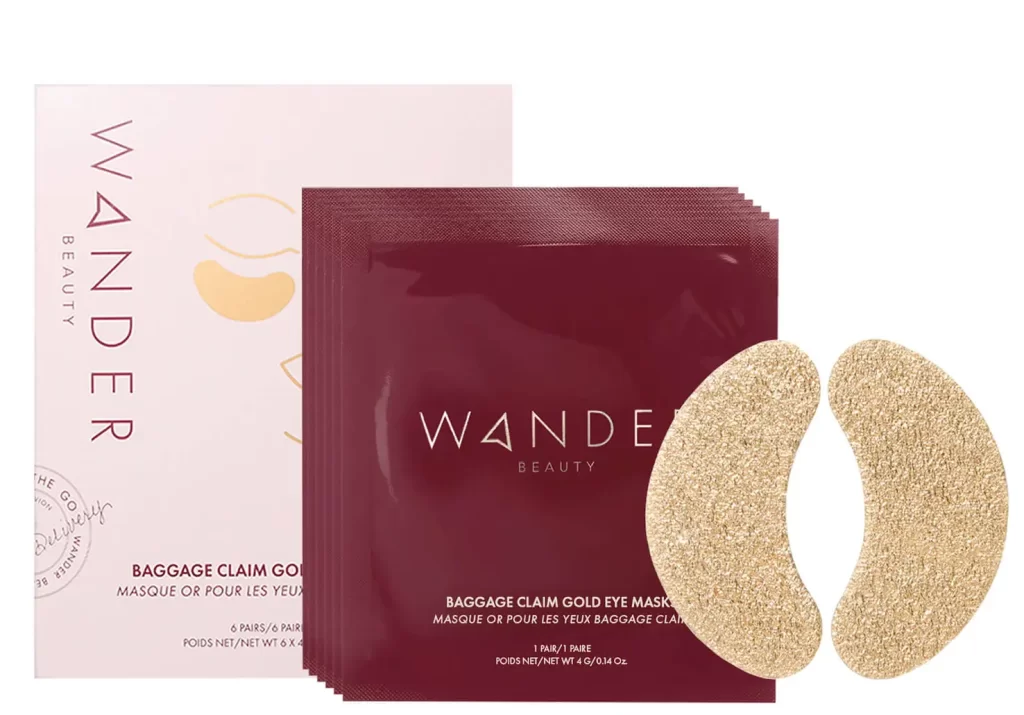 Collagen Under eye mask,Wander Beauty Baggage Claim Gold Eye Mask