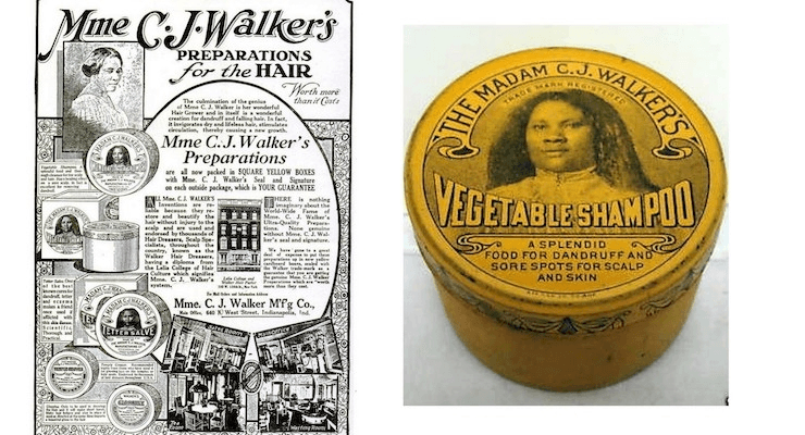 Madam CJ Walker's original hair products 