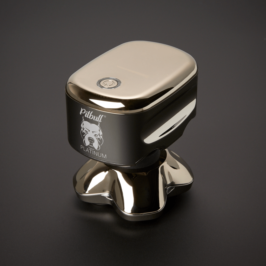 the electric shaver platnium Pitbull Skull Shaver