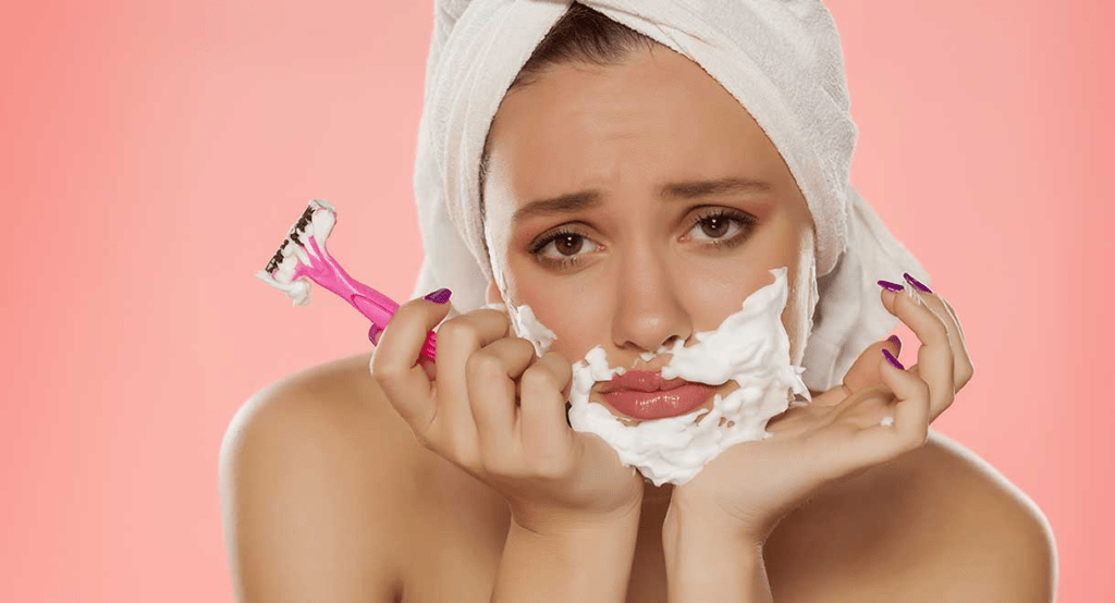 Hirsutism waxing