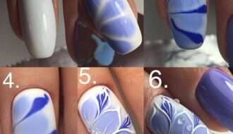 Blooming gel nail designs