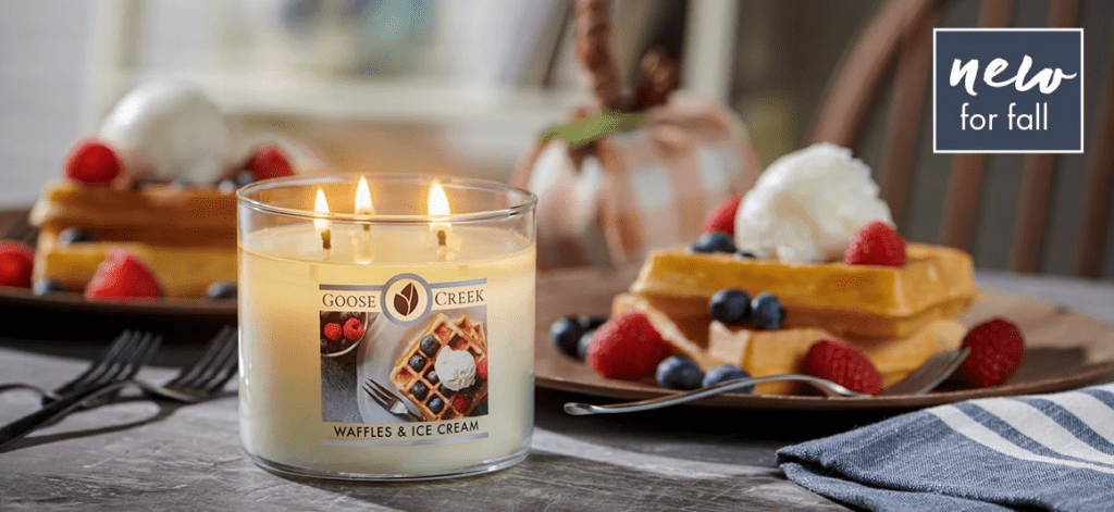 Waffles & Ice Cream 3-wick scented candle