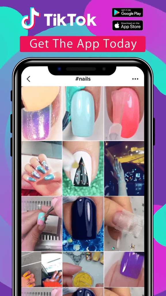 Download TikTok for cool videos, trending nail designs and create your own press on nails business shop