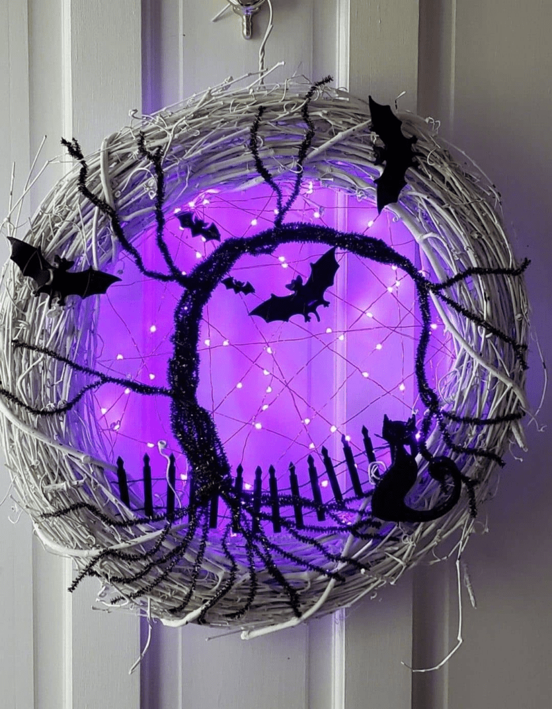 DIY Halloween wreath