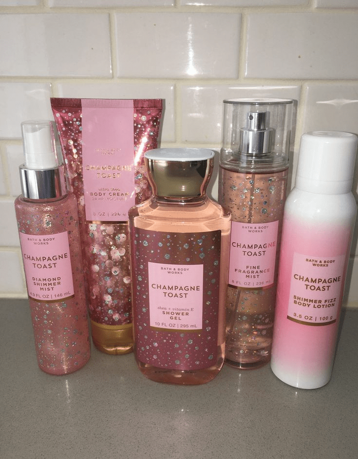 Champagne Toast Bath & Body Works Set