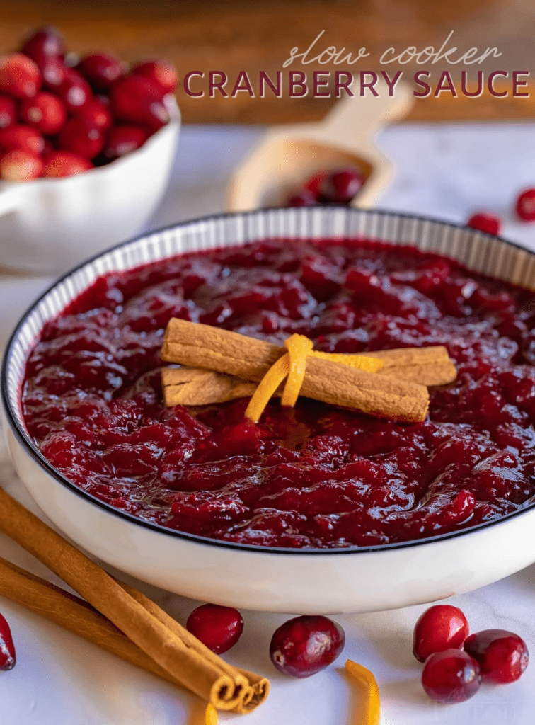 Thanksgiving Crockpot recipies Cranberry sauce