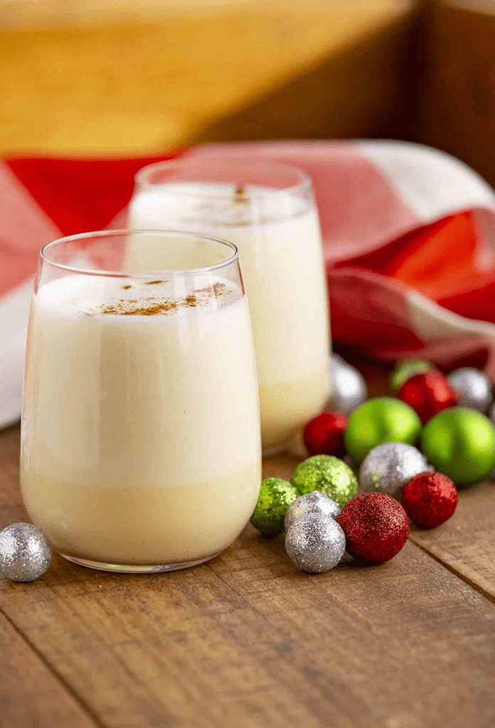 Eggnog drinks