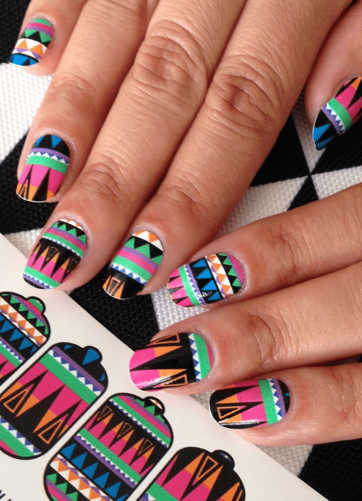 Tribal Nail Art