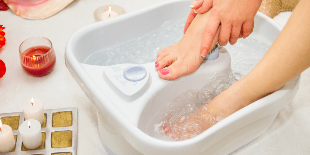 types of foot baths for your pedicure