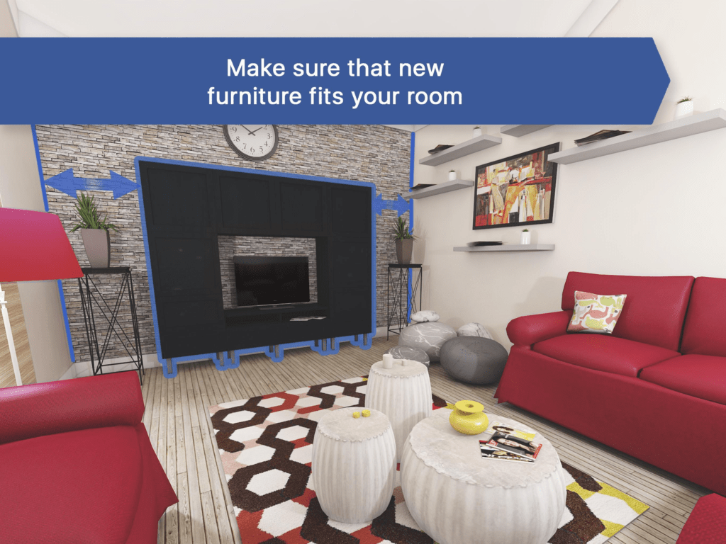 Livingroom immage from a design app game