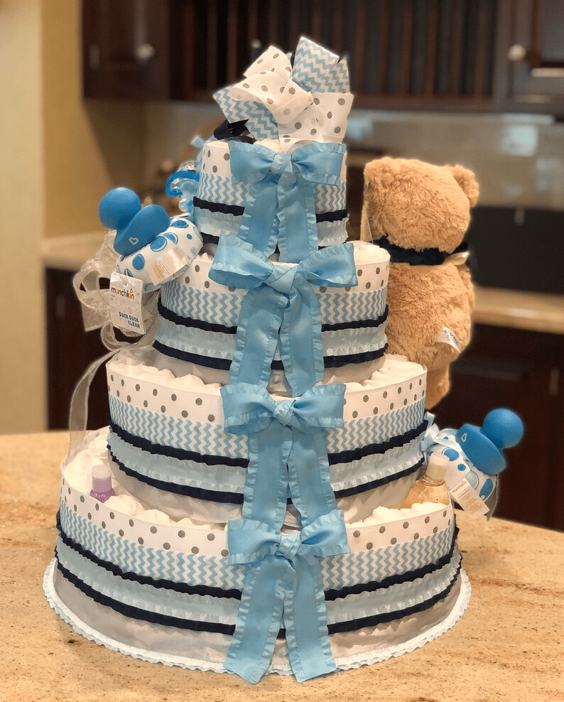 Diaper Cake for a boy