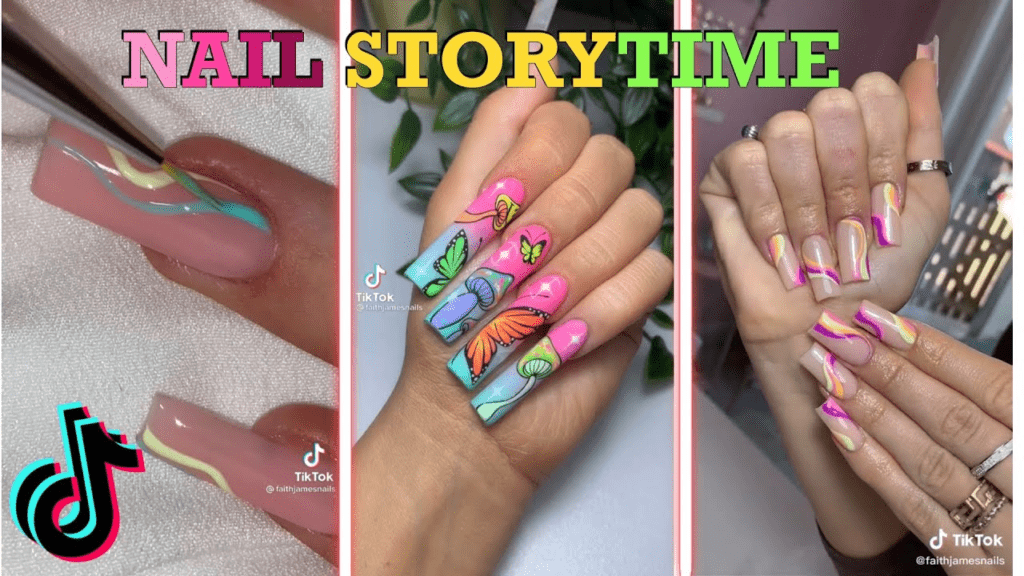 Tiktok nail storytime image